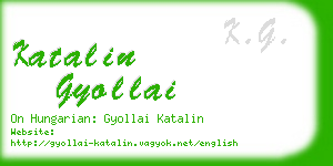 katalin gyollai business card